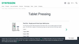 
                            13. Tablet Pressing - Bosch Packaging Technology