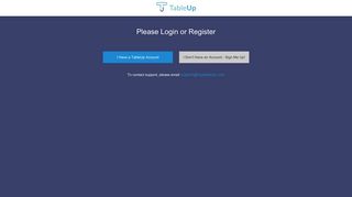 
                            8. TableUp - Please Login