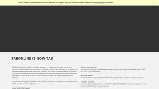 
                            1. TabOnline is Now TAB | Sports Betting, Odds & Results | TAB