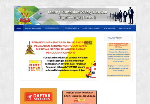 
                            2. Tabung Kumpulan Wang Biasiswa Negeri Selangor