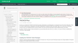 
                            11. TACACS Plus - Cumulus Linux 3.4.3 - Cumulus Networks