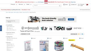 
                            8. Tacks and Push-Pins from Office Depot OfficeMax