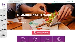 
                            12. Taco Bell | Customize your favorites. Order now!