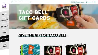 
                            4. Taco Bell Gift Cards | Give the Gift of Taco Bell