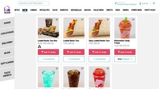 
                            12. Taco Bell New Menu Items: Order Online & Skip our Line | Taco Bell