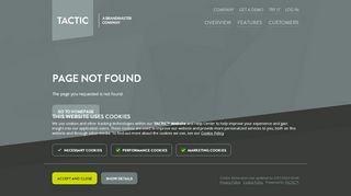 
                            5. TACTIC™ Real-Time Marketing – Log In