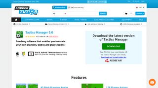 
                            9. Tactics Manager Software Update and Download - SoccerTutor.com