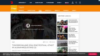 
                            13. taff - Video - Tomorrowland 2016: Eine Festival-Stadt im ... - ProSieben
