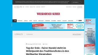 
                            12. Tag der Erde - Fairer Handel steht im Mittelpunkt des Traditionsfestes ...