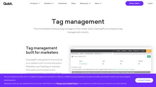 
                            2. Tag Management | Fast Reliable Tag Management | Qubit Opentag ...
