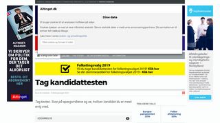
                            3. Tag testen - Altinget