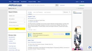 
                            13. Tagalog, tutor Jobs in Philippines, Job Hiring | JobStreet.com.ph