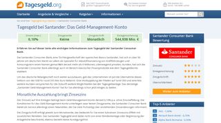 
                            8. Tagesgeld bei Santander: Das Geld-Management-Konto - Tagesgeld ...