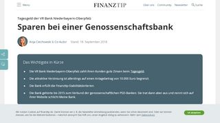 
                            3. Tagesgeld der Meine Bank VR Bank Niederbayern-Oberpfalz (vorm ...