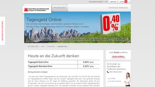 Tagesgeld - Südtiroler Sparkasse AG Niederlassung München