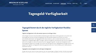 
                            4. Tagesgeld-Verfügbarkeit - Bank of Scotland