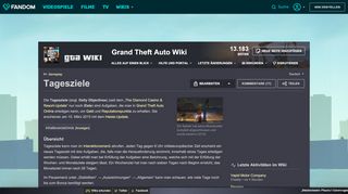 
                            5. Tagesziele | GTA Wiki | FANDOM powered by Wikia