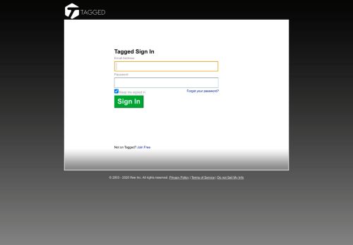 
                            7. Tagged - Log In