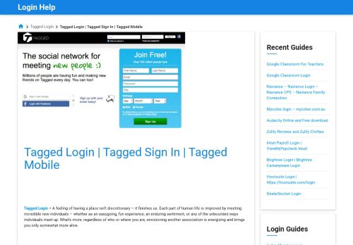 
                            10. Tagged Login | Tagged Sign In | Tagged Mobile - login How?