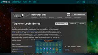 
                            2. Täglicher Login-Bonus | Dark Orbit Wiki | FANDOM powered by Wikia
