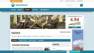 
                            2. Tagoria Browsergame • GamesSphere