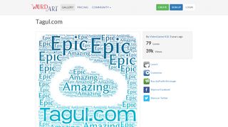 
                            2. Tagul.com - WordArt.com