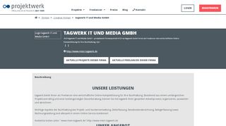 
                            10. tagwerk IT und Media GmbH - Projektwerk