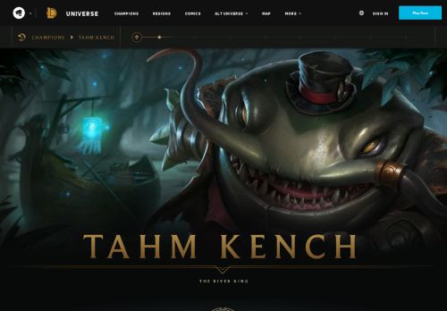 
                            3. Tahm Kench - Champions - Universe of League of Legends