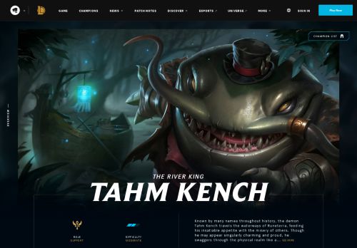 
                            4. Tahm Kench | League of Legends