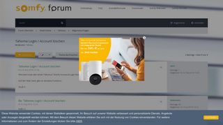 
                            9. Tahoma Login / Account löschen - Somfy Forum - Fragen, Antworten ...