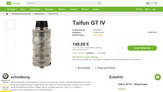 
                            7. Taifun GT IV | Verdampfer von SmokerStore | inTaste