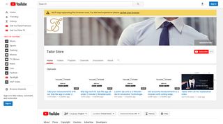 
                            8. Tailor Store - YouTube