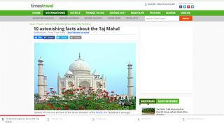 
                            5. Taj Mahal Facts | Interesting Facts About Taj Mahal | Times of India ...