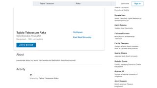 
                            8. Tajbia Tabassum Raka - Intern - GoZayaan Limited | LinkedIn
