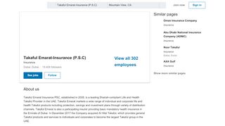 
                            8. Takaful Emarat-Insurance (P.S.C) | LinkedIn