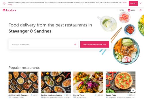 
                            12. Take away in Stavanger & Sandnes from the best restaurants | foodora