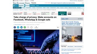 
                            9. Take charge of privacy: Make accounts on Facebook, WhatsApp ...