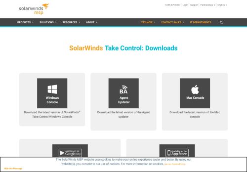 
                            6. Take Control Downloads | SolarWinds MSP