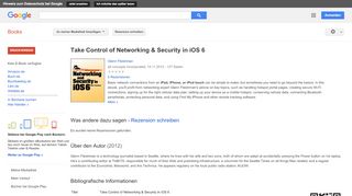 
                            13. Take Control of Networking & Security in iOS 6 - Google Books-Ergebnisseite