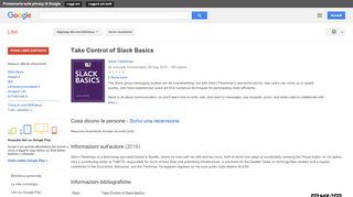 
                            4. Take Control of Slack Basics - Risultati da Google Libri