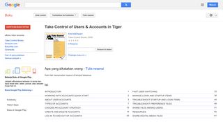 
                            8. Take Control of Users & Accounts in Tiger