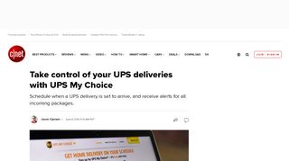 
                            13. Take control of your UPS deliveries with UPS My Choice - CNET