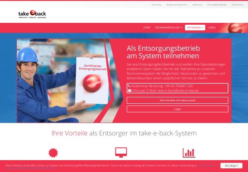 
                            6. Take-e-way GmbH | Entsorgung Elektrogeräte Entsorgungsnetzwerk ...
