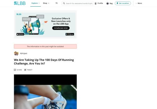 
                            9. Take On The 100 Days Of Running Challenge | LBB
