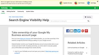 
                            7. Take ownership of your Google My Business account page | Search ...