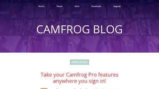 
                            4. Take your Camfrog Pro features anywhere you sign in! | Camfrog Blog