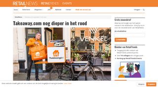 
                            5. Takeaway.com nog dieper in het rood - RetailNews.nl