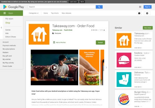 
                            4. Takeaway.com - Order Food - Apps on Google Play