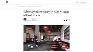 
                            13. Takeaways from interview with Morten of Evo Fitness - Fitconnect