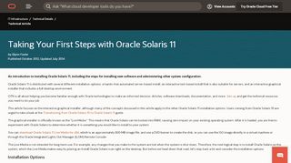 
                            4. Taking Your First Steps with Oracle Solaris 11